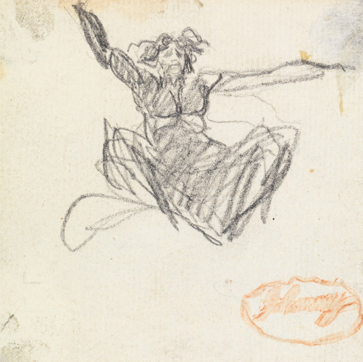 Figurstudie 7 av George Romney