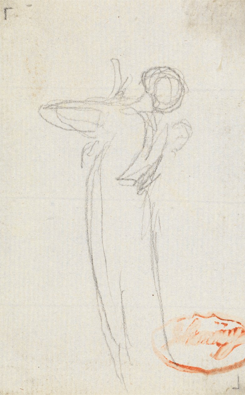 Figurstudie elleve av George Romney
