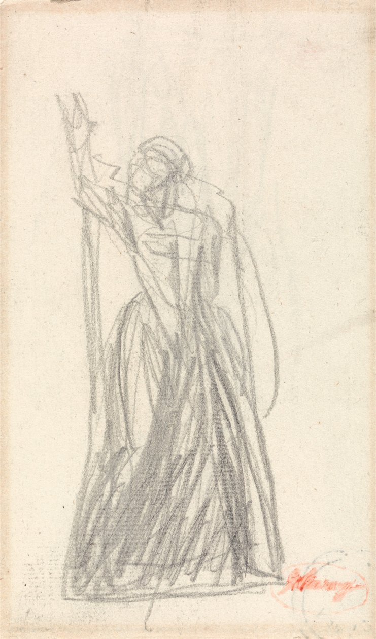 Figurstudie av Lady Macbeth av George Romney