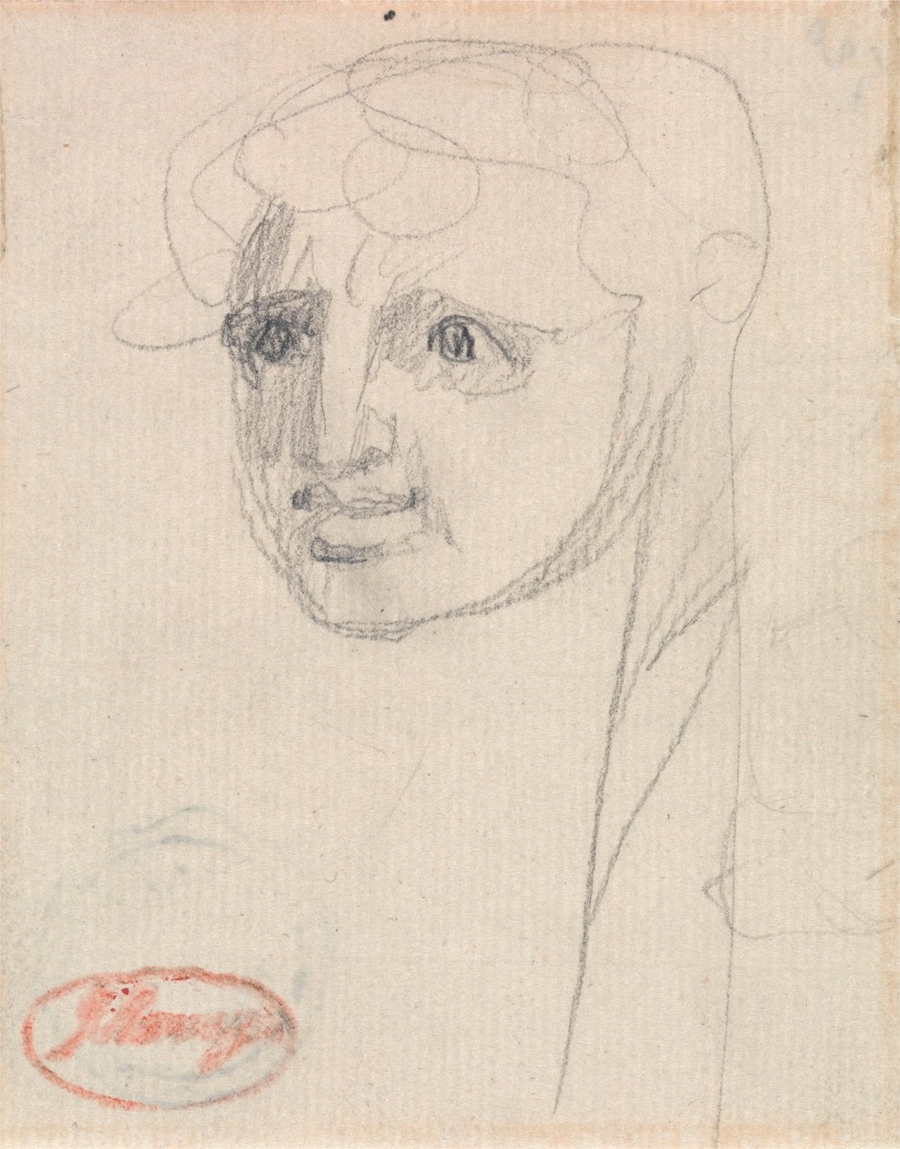 Hodet til en jente av George Romney
