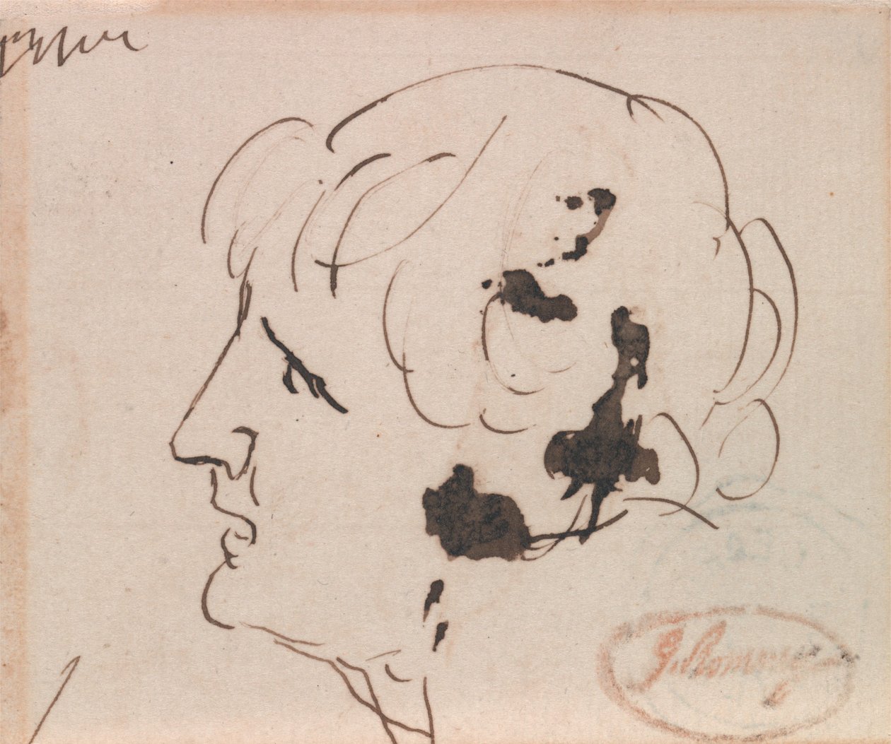 Hodet til en mann av George Romney