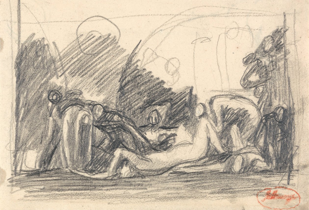 Howard på besøk i et fengsel av George Romney