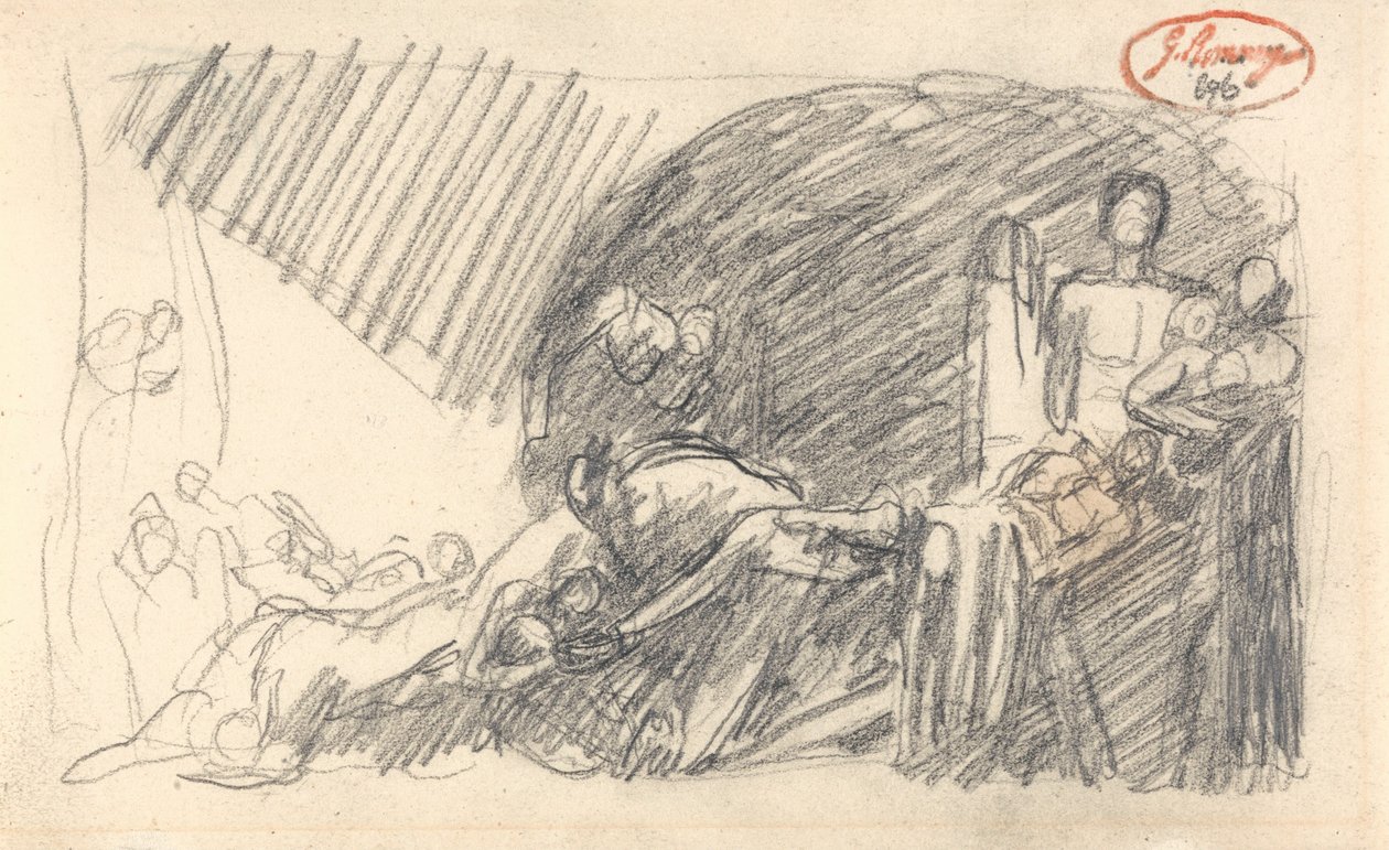 Howard på besøk i et fengsel av George Romney