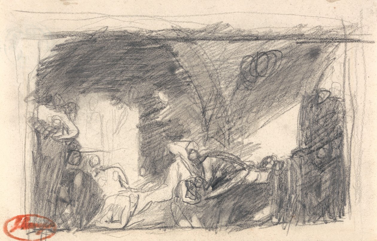 Howard på besøk i et fengsel av George Romney