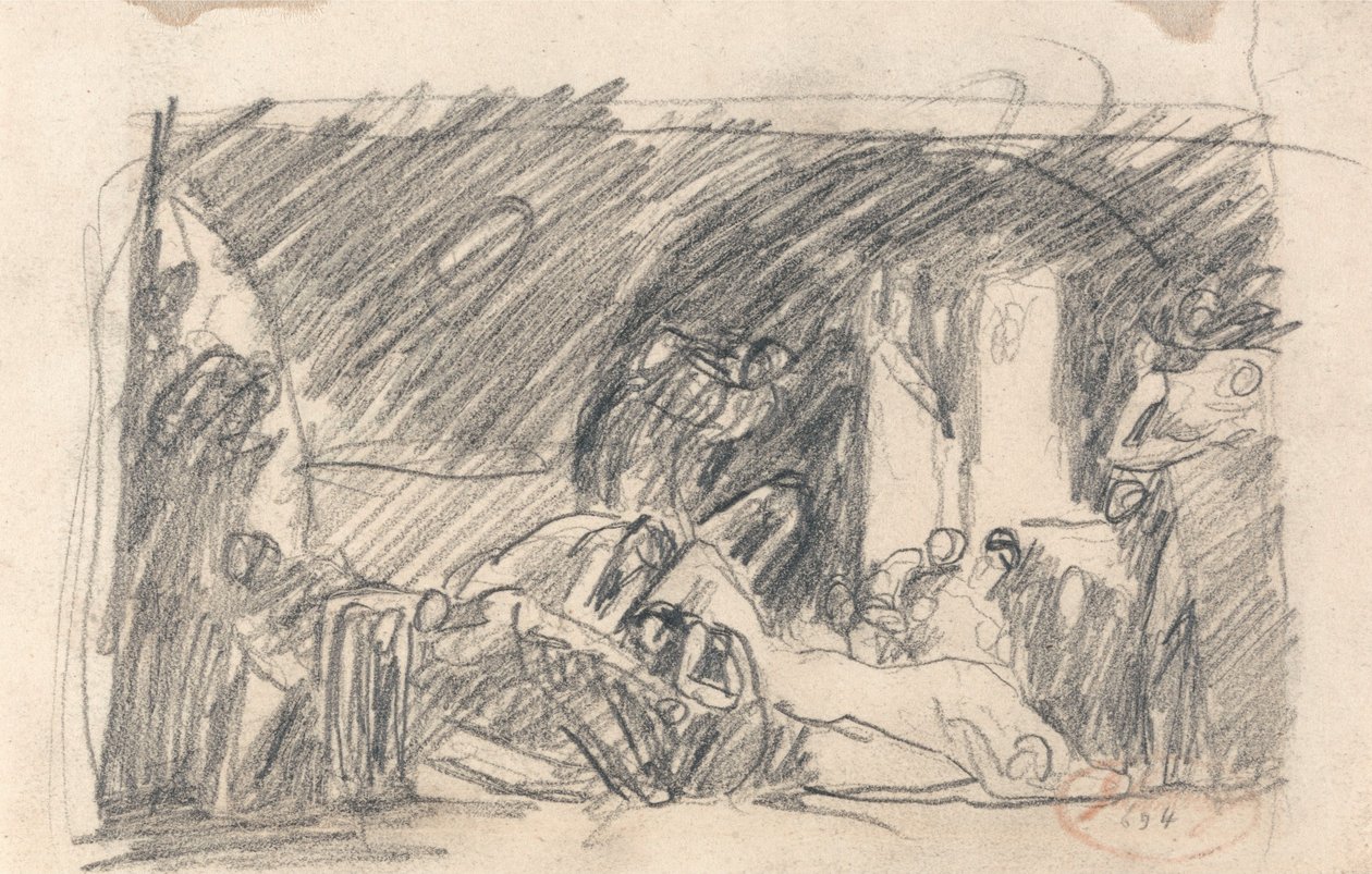 Howard på besøk i et fengsel av George Romney
