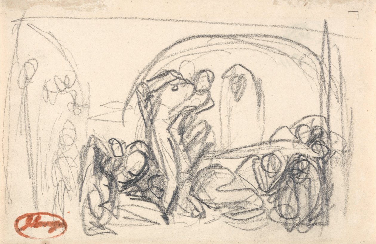 Howard på besøk i et fengsel av George Romney