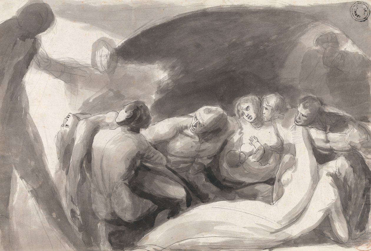 Howard på besøk i et fengsel av George Romney