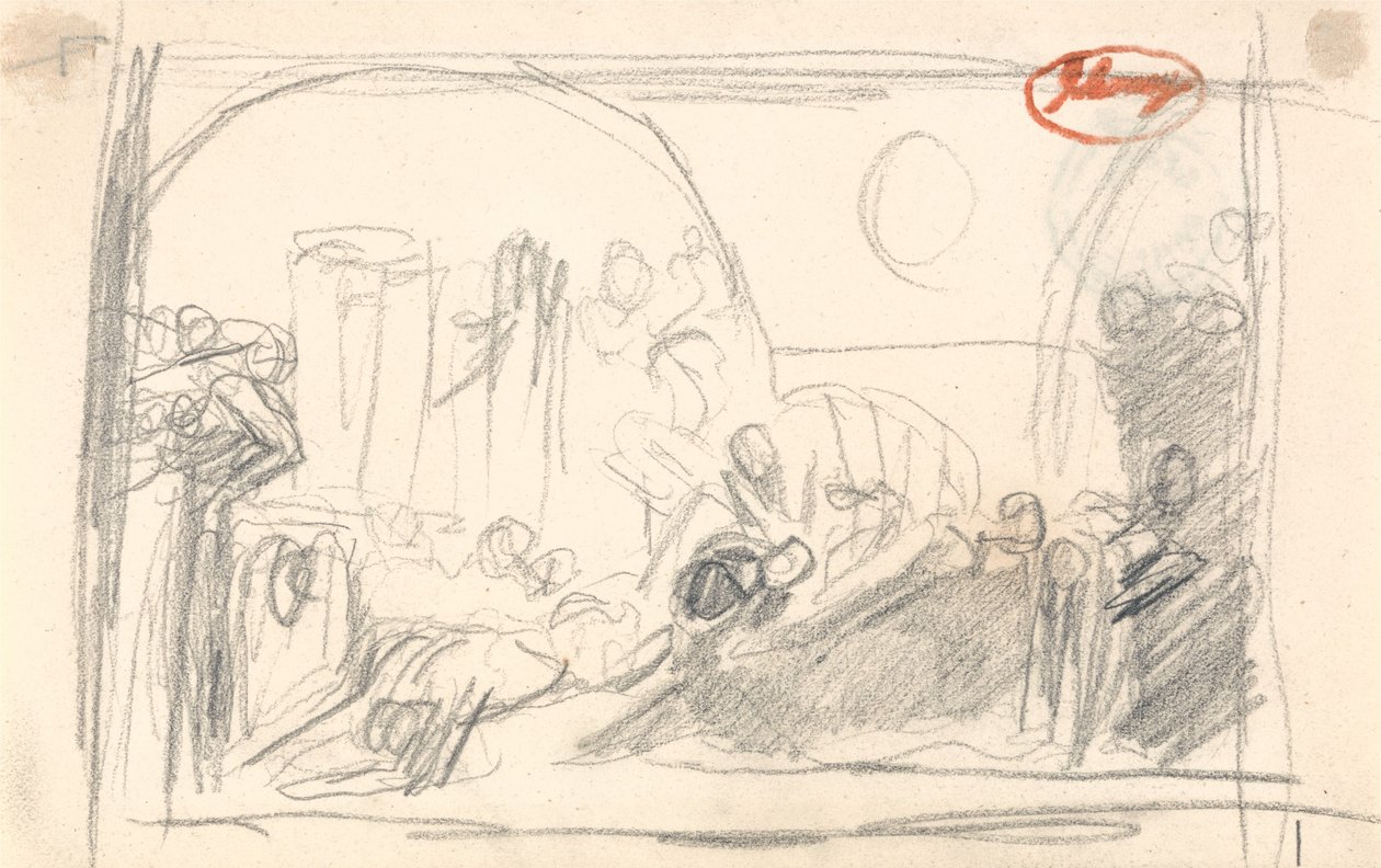 Howard på besøk i et fengsel av George Romney