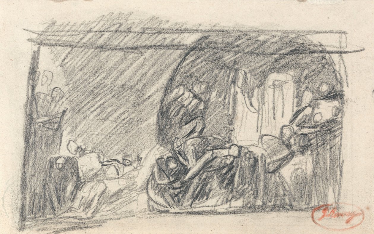 Howard på besøk i et fengsel av George Romney