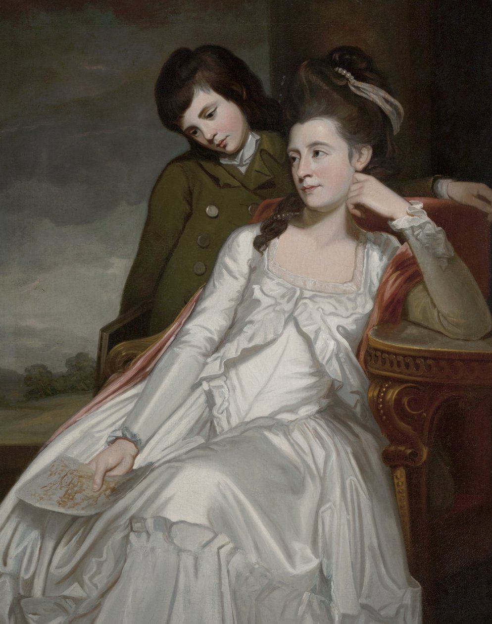Jane, hertuginne av Gordon og hennes sønn, George av George Romney