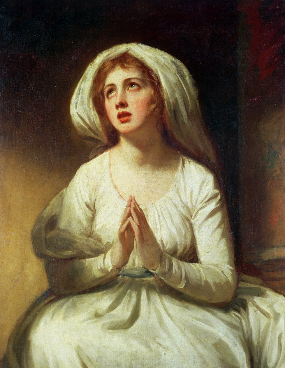 Lady Hamilton ber av George Romney