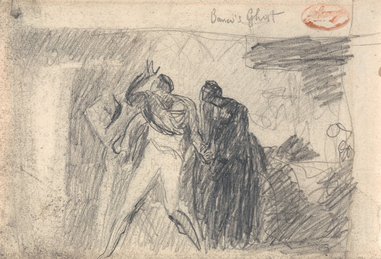 Macbeth: Festmåltidsscenen av George Romney