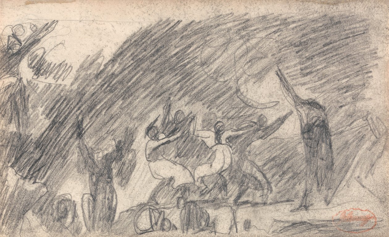 Macbeth ved heksenes hule: Andre besøk av George Romney