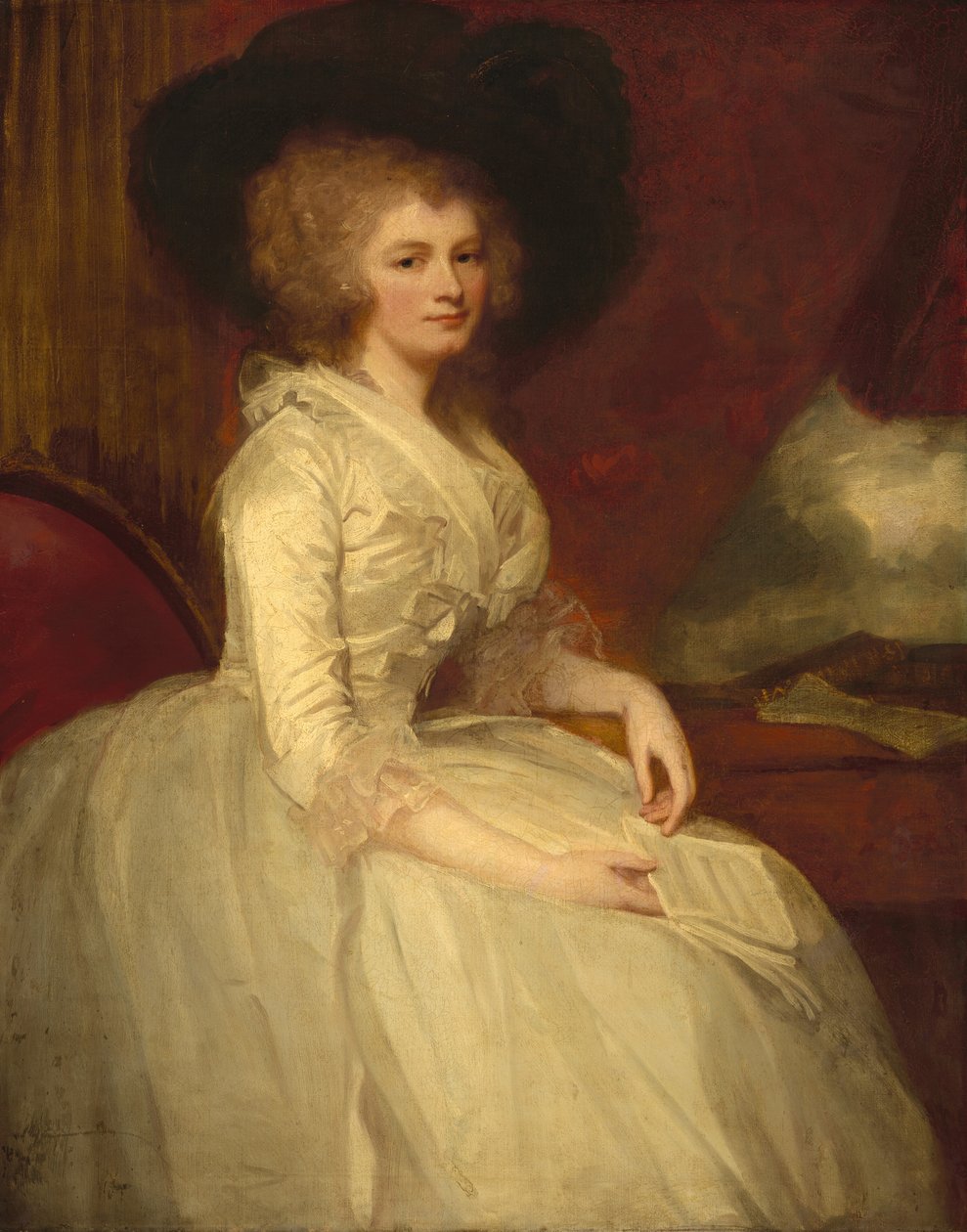 Fru Alexander Blair, 1787-1789. av George Romney