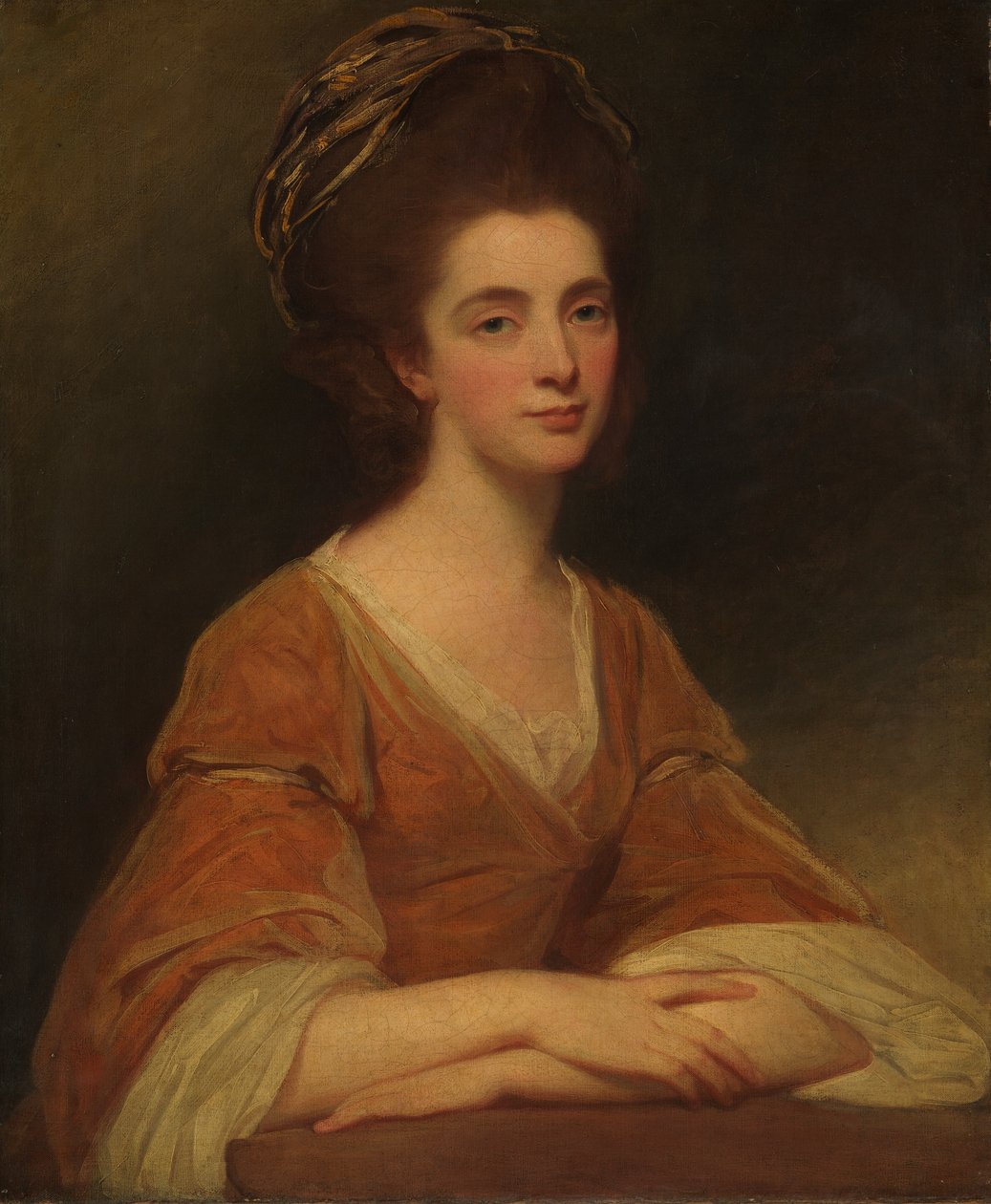 Mrs. Charles Frederick Martha Rigden, død 1794. av George Romney