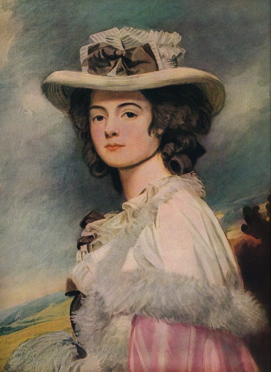 Fru Davies Davenport, 1782-1784 av George Romney