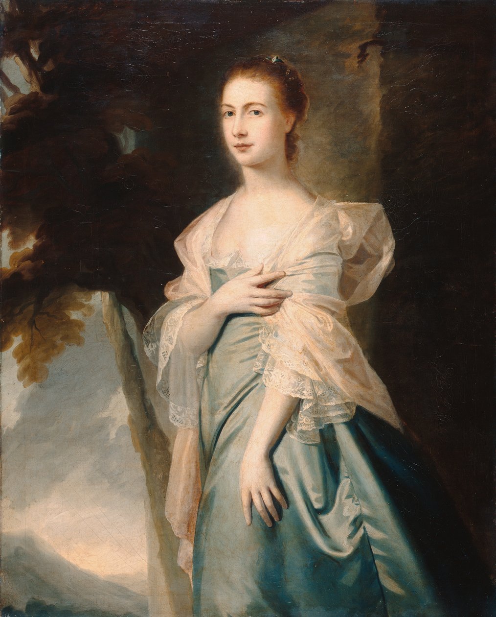 Mrs. Margaret Ainslie (olje på lerret) av George Romney