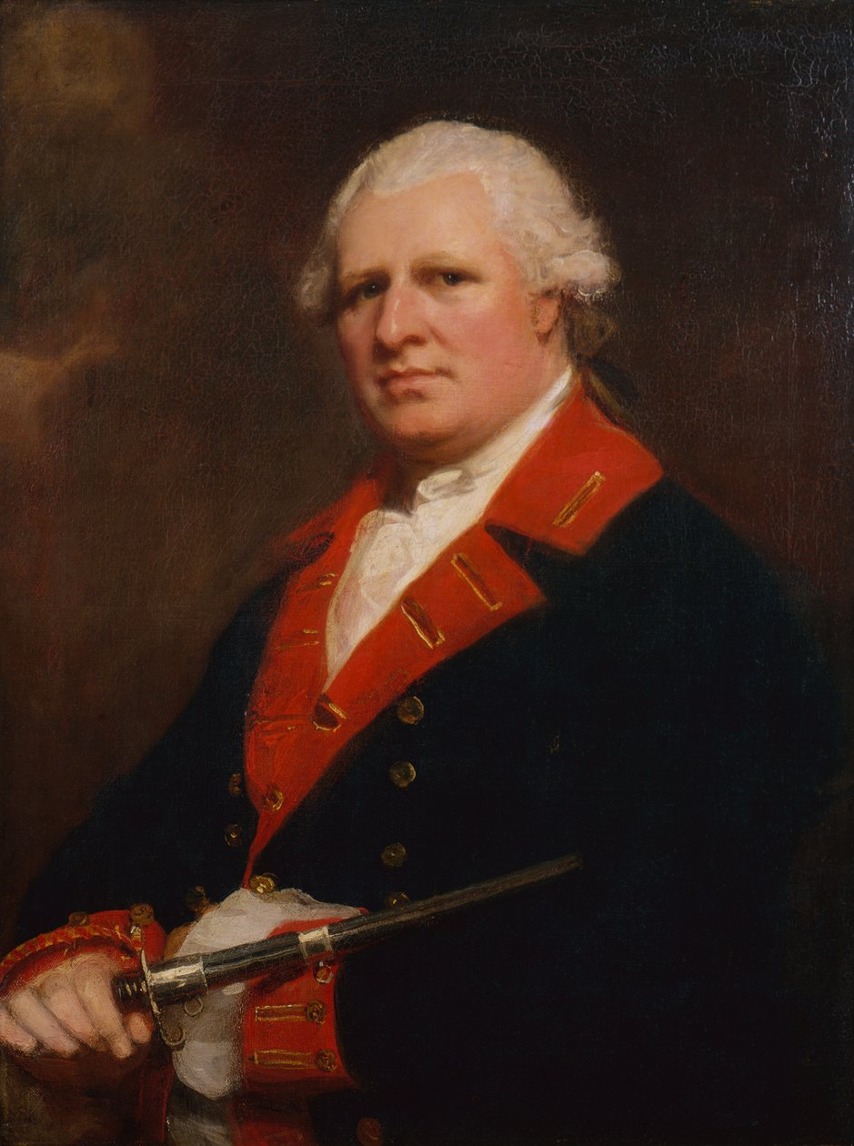 Portrett av oberst Patrick Duff (olje på lerret) av George Romney