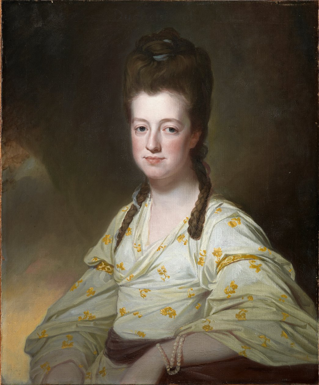 Portrett av Dorothy Cavendish, hertuginne av Portland, ca. 1772 (olje på lerret) av George Romney