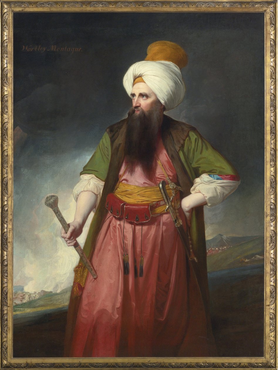 Portrett av Edward Wortley Montagu (1713-1776) - Peinture de George Romney (1734-1802) - Olje på lerret av George Romney