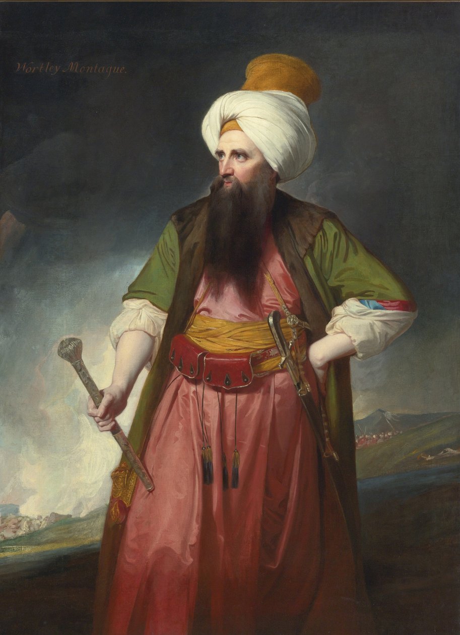 Portrett av Edward Wortley Montagu 1713-1776 av George Romney
