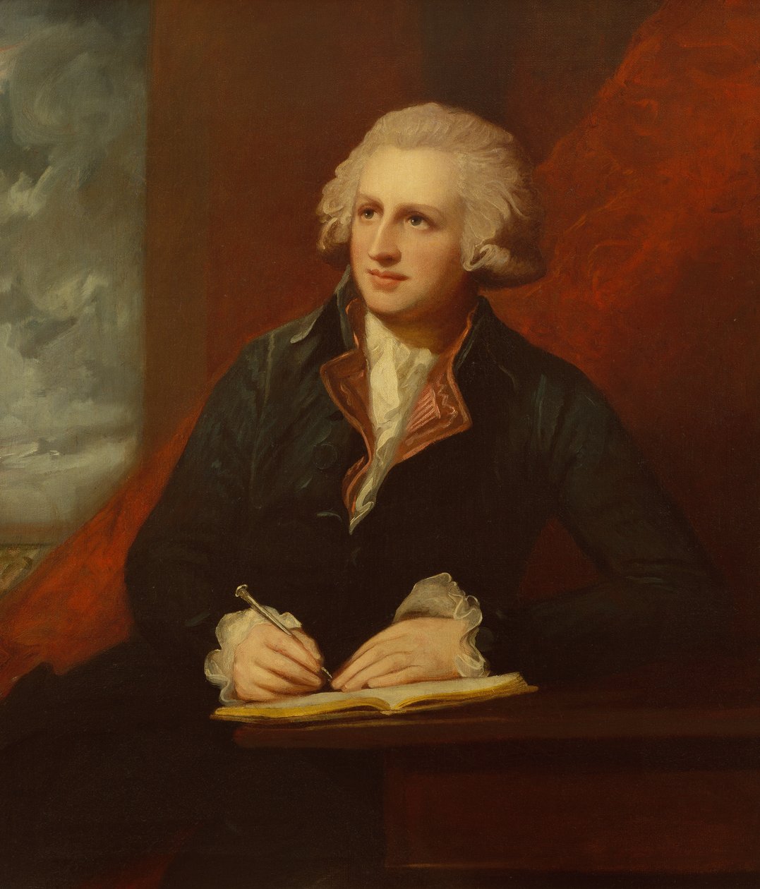 Portrett av John Blackburne (olje på lerret) av George Romney