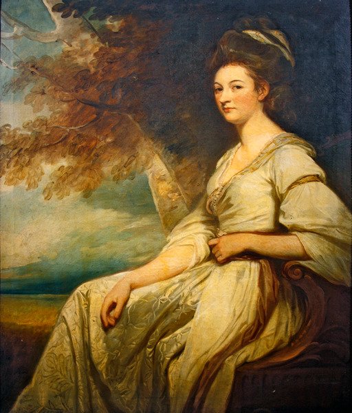 Portrett av Mrs. Beal Bonnell, ca. 1779-80 (olje på lerret) av George Romney