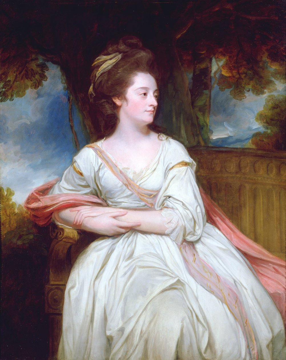 Portrett av fru North av George Romney