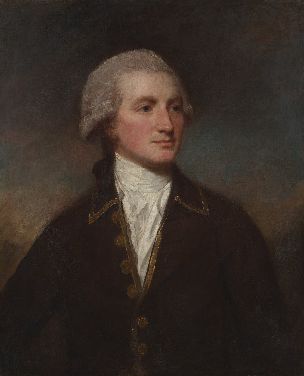 Portrett av en mann. av George Romney