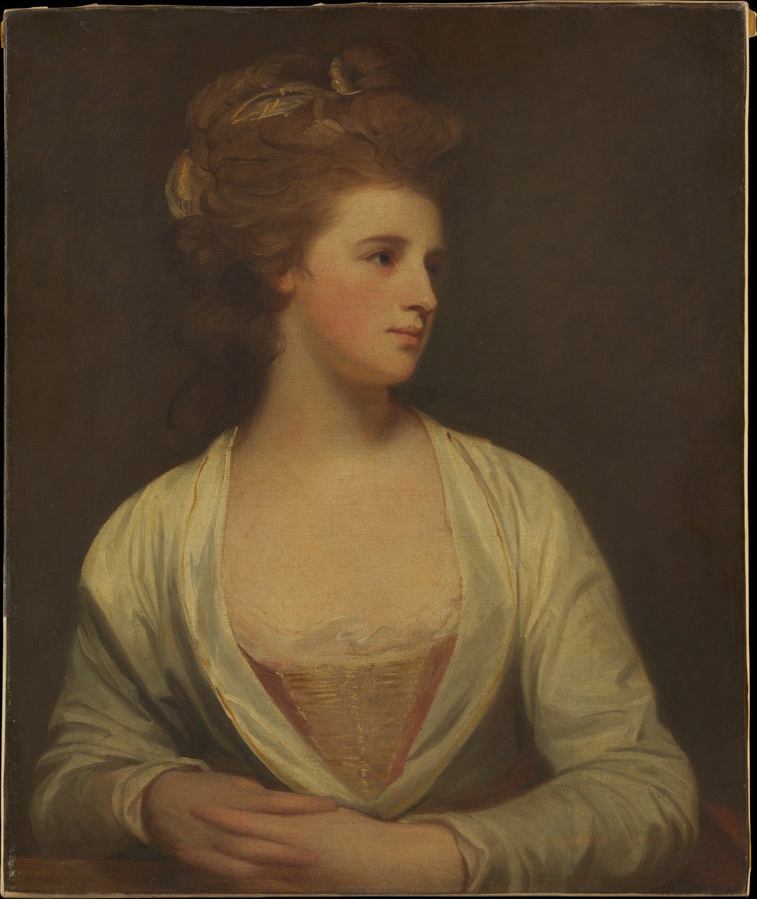 Portrett av en kvinne, antatt å være Emily Bertie Pott (død 1782) av George Romney