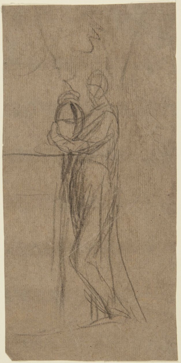 Portrettstudie av en stående kvinne av George Romney