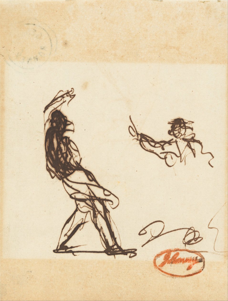 Muligens Descent of Odin eller Bolingbroke and Apparition av George Romney