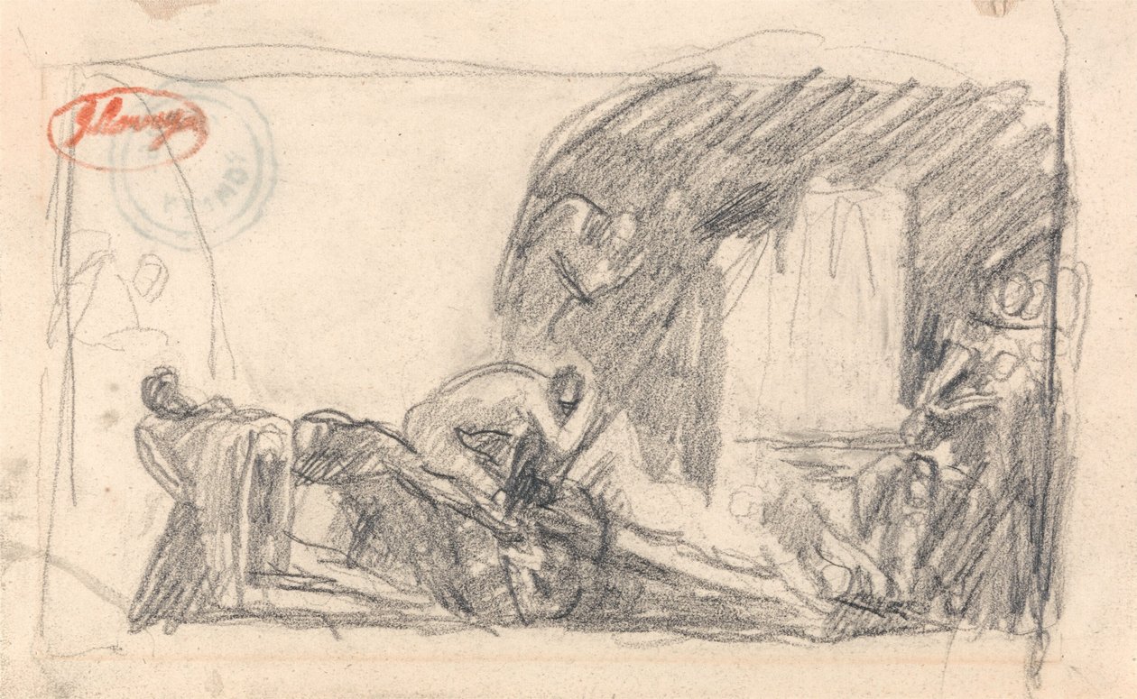 Fengselsscene av George Romney