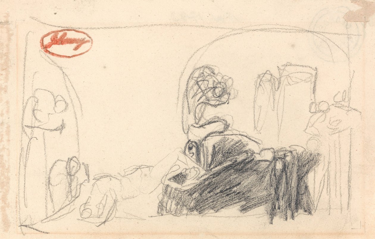Fengselsscene av George Romney