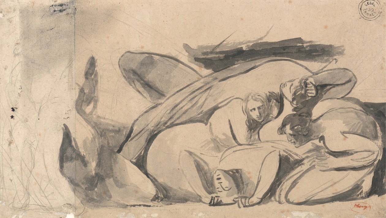 Fengselsscene av George Romney