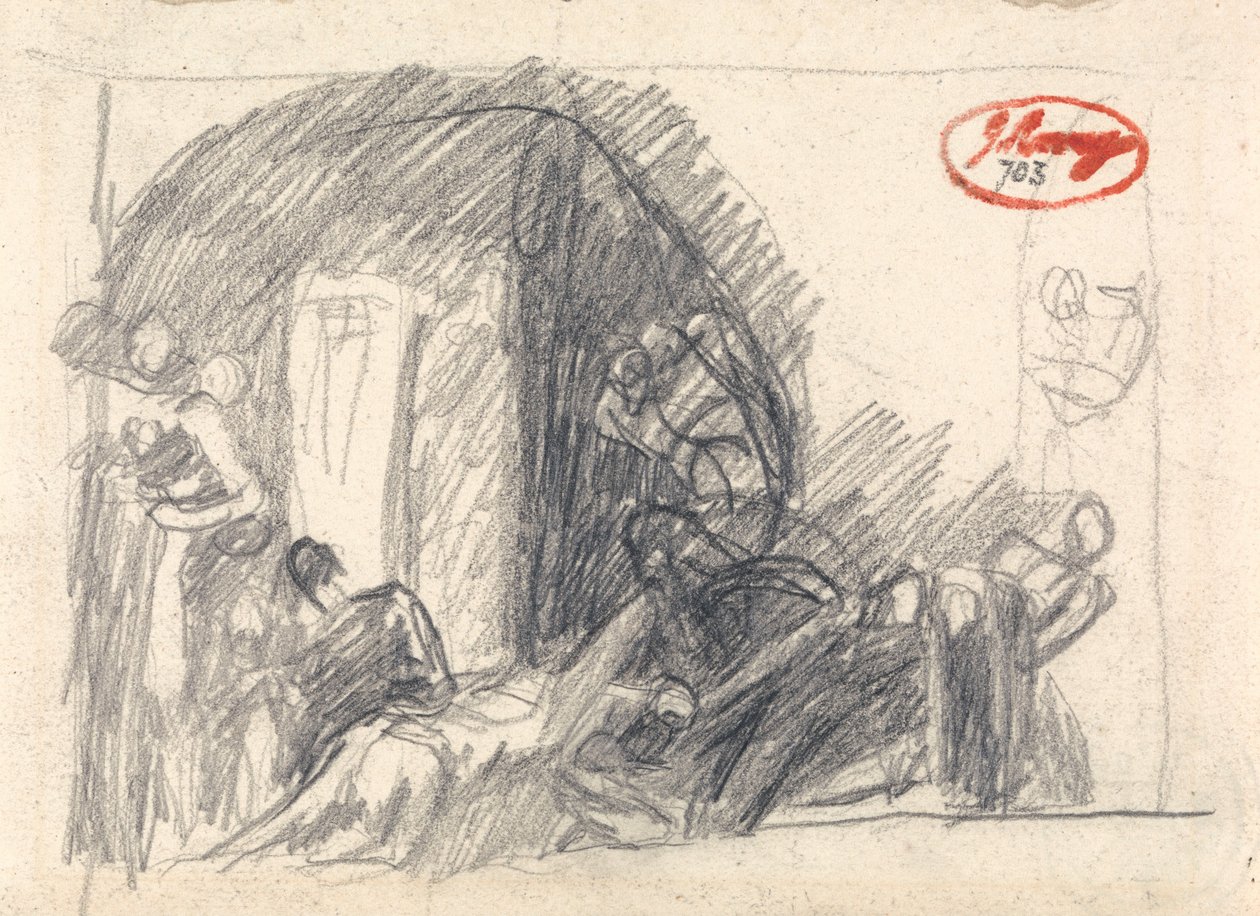 Fengselsscene av George Romney