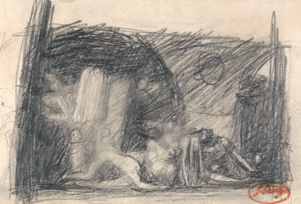 Fengselsscene av George Romney