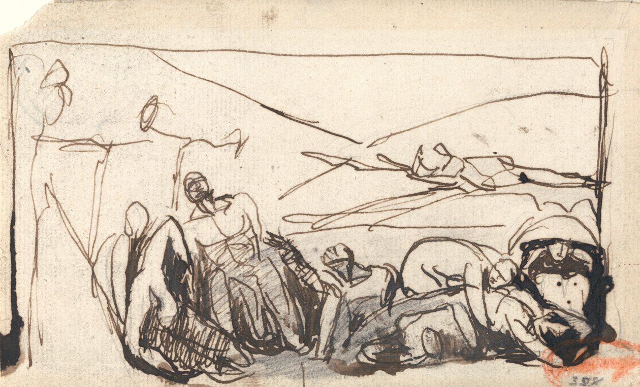 Fengselsscene av George Romney