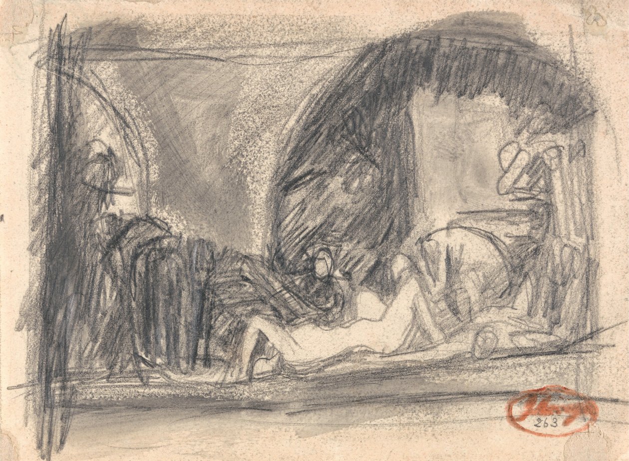 Fengselsscene av George Romney