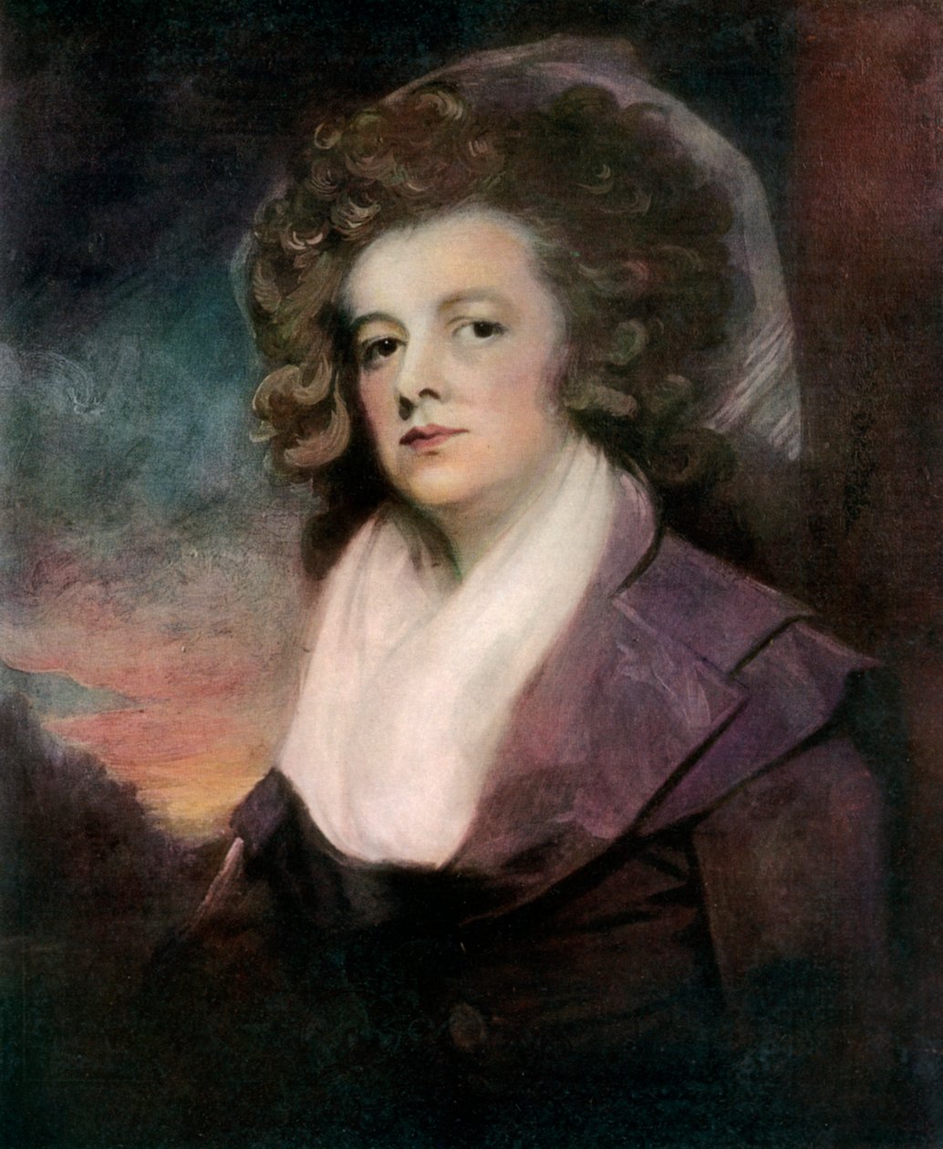 Renira De Tuyll, kone til kaptein John Albert Bentinck, sent på 1700-tallet 1910. av George Romney