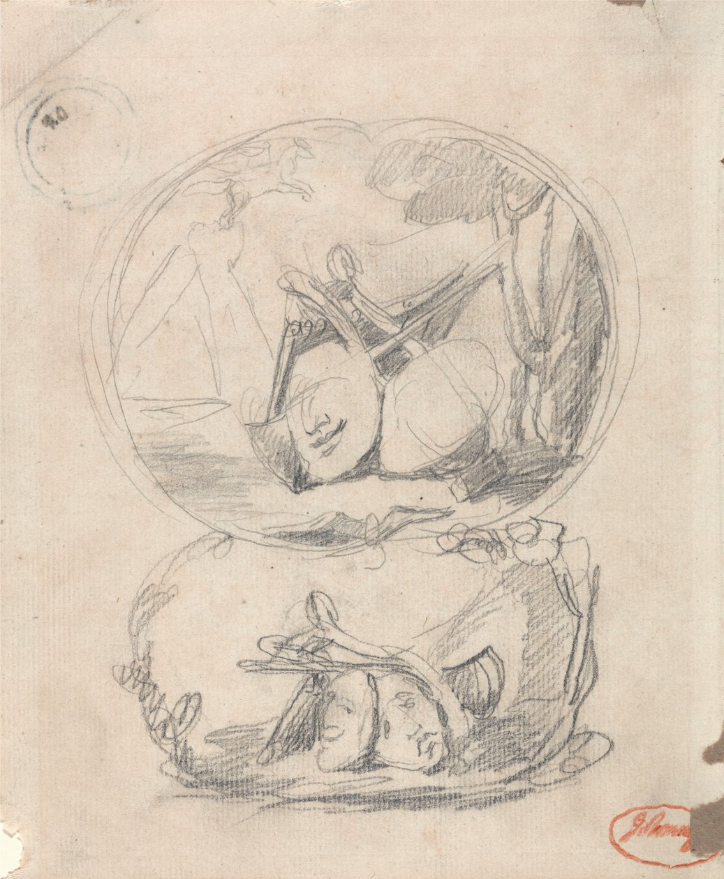 Richard Cumberland – Frontispice av George Romney