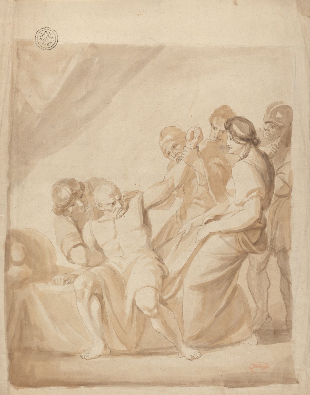 Samson ble overmannet av George Romney