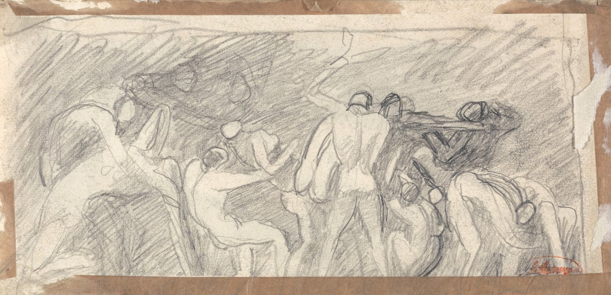 Satan som hersker over helvete av George Romney