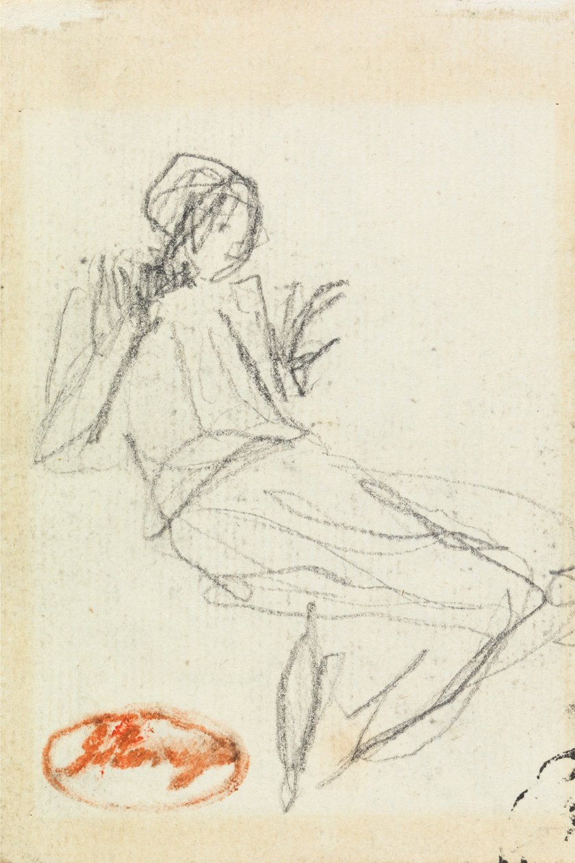Sittende bondejente av George Romney