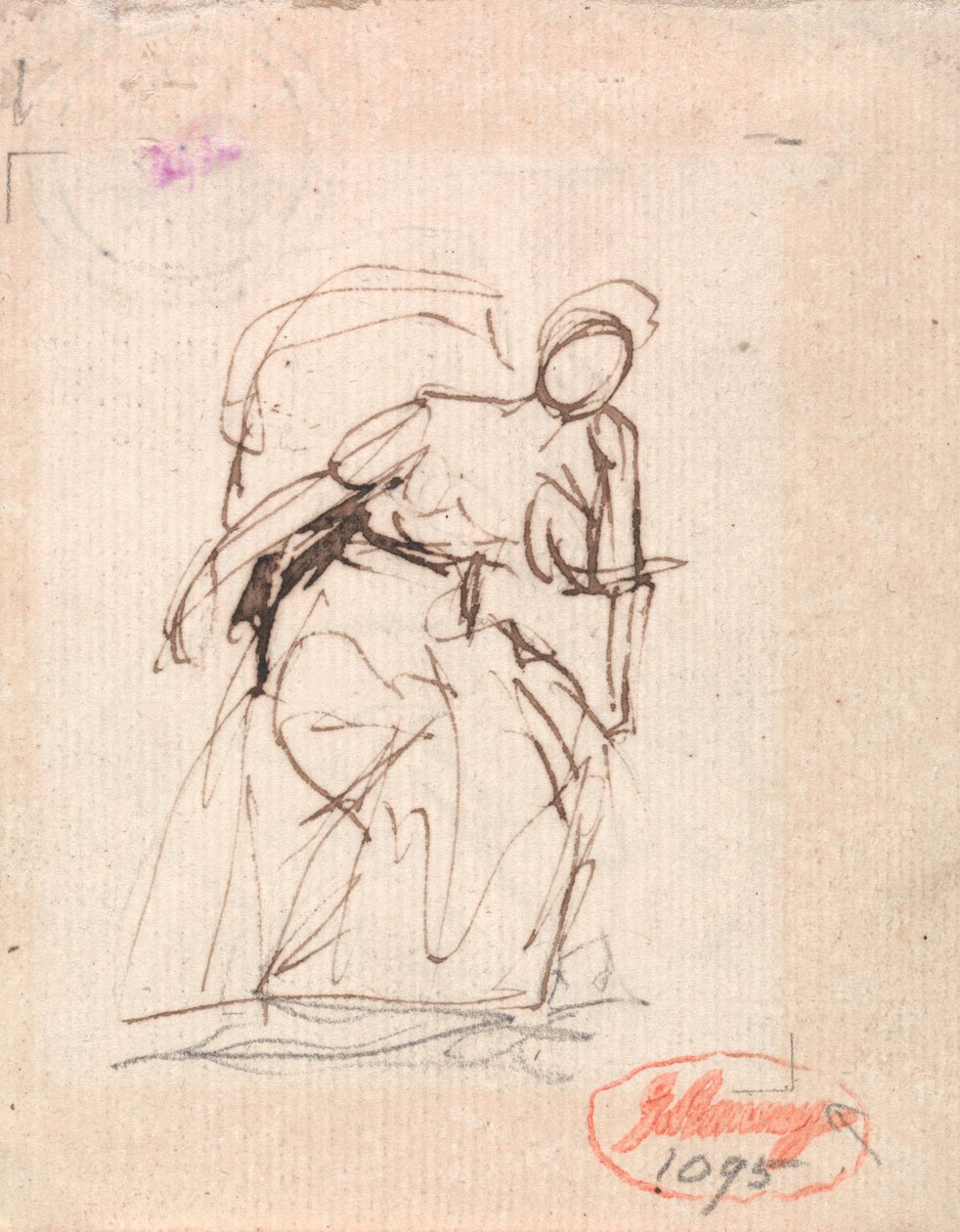 Sittende kvinne av George Romney