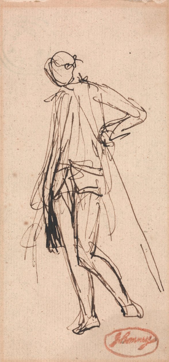 Stående figur av George Romney