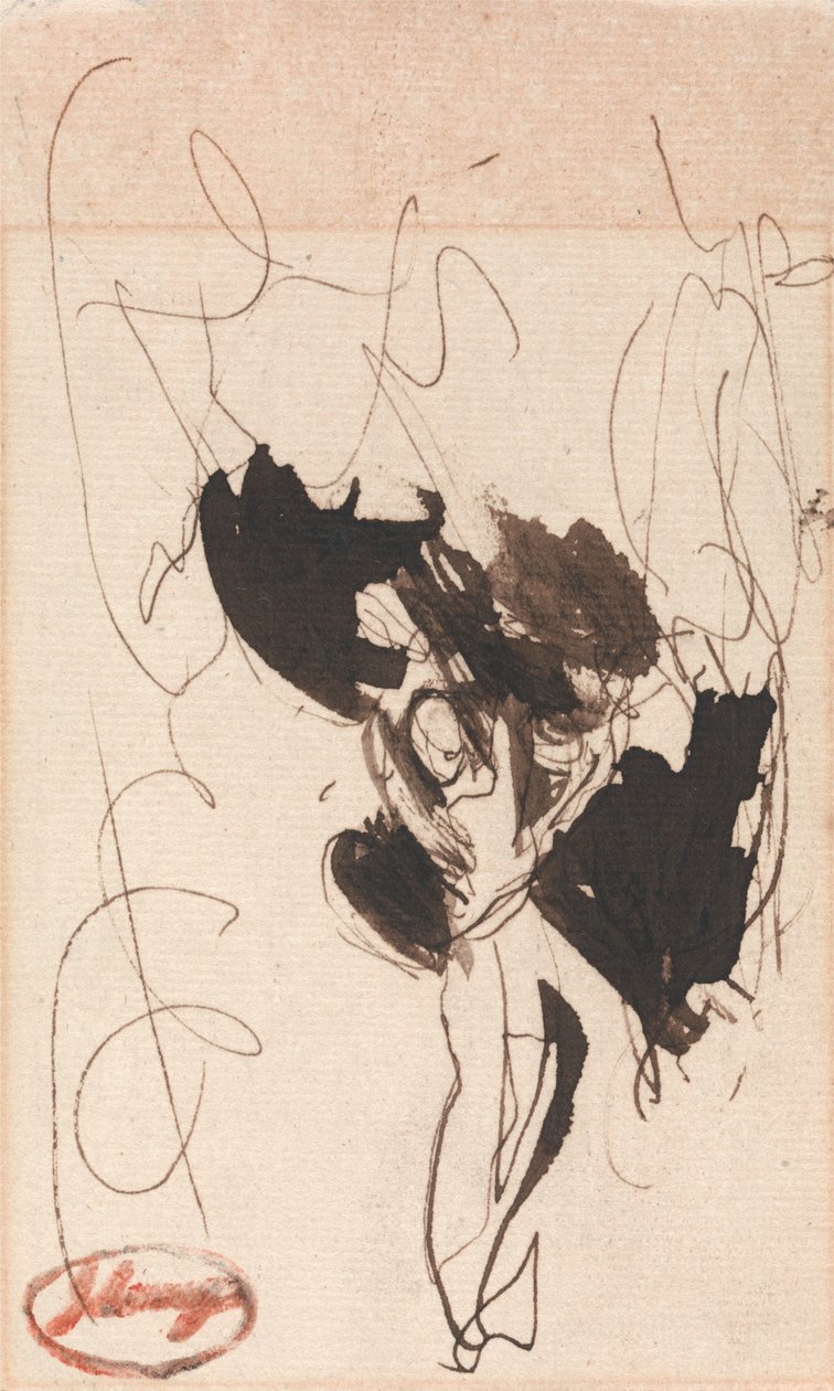 Stående mannlig figur av George Romney