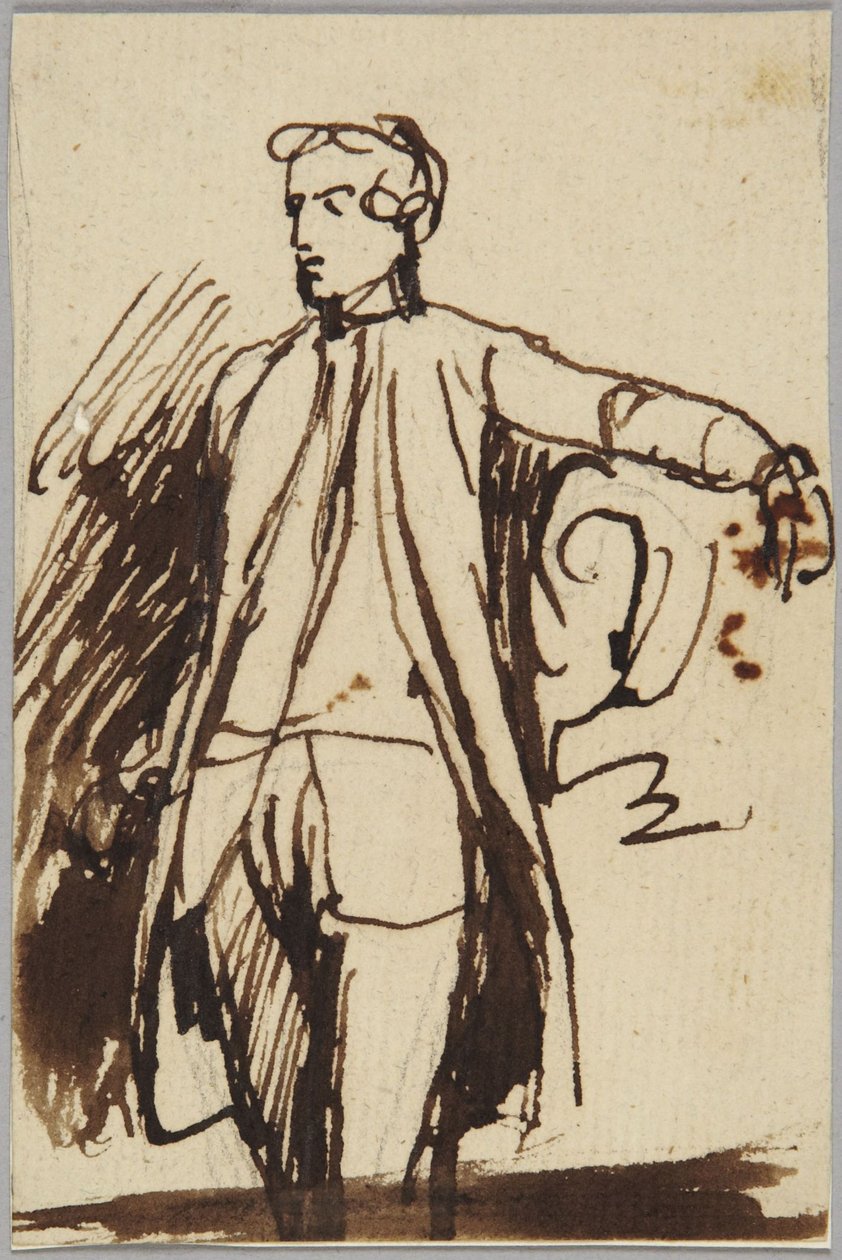 Stående mannlig figur av George Romney