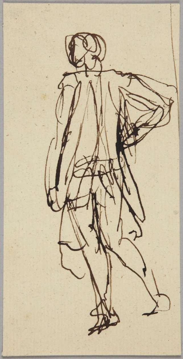 Stående mannlig figur av George Romney
