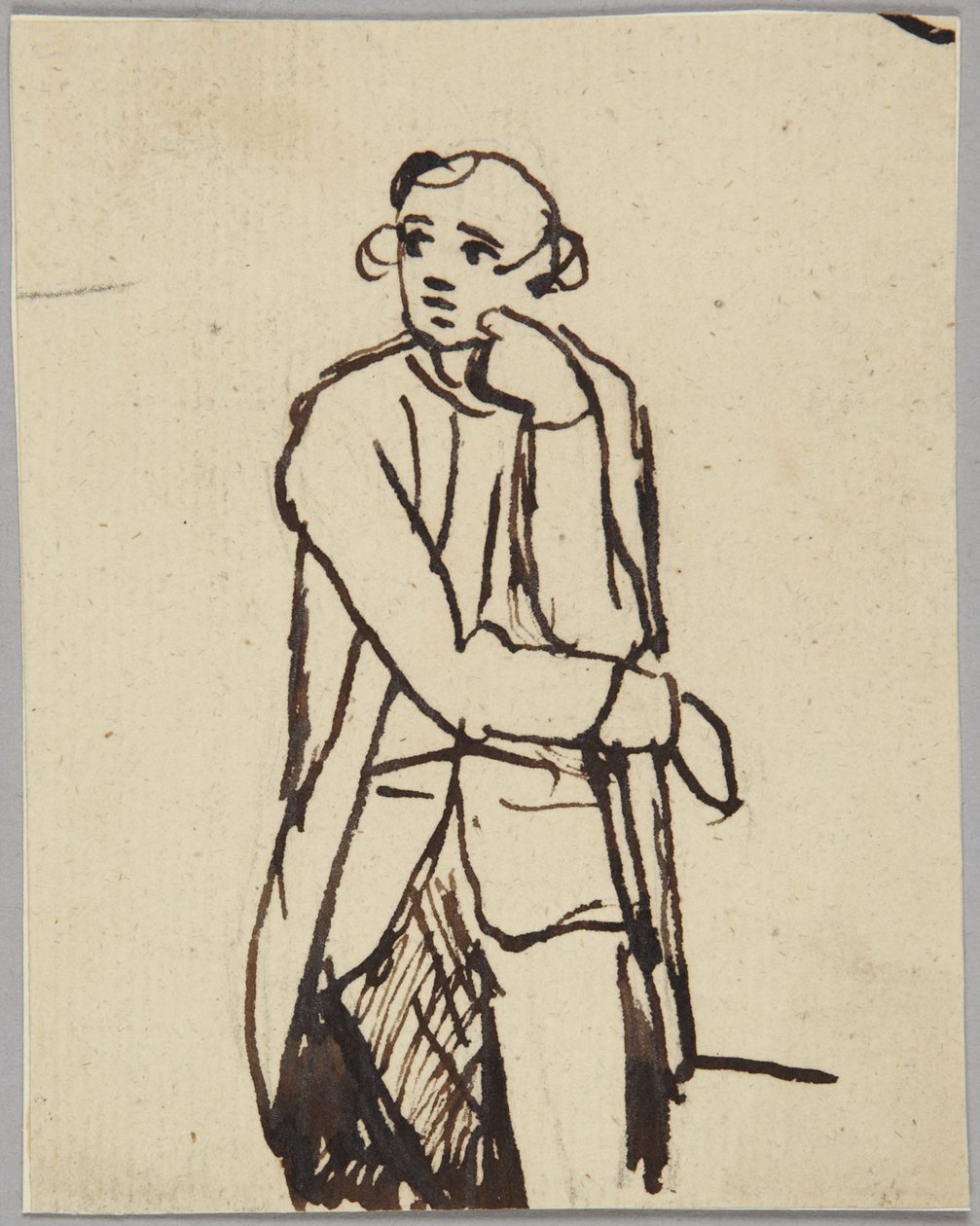 Stående mannlig figur av George Romney